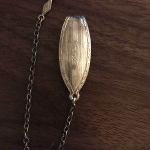 Antique Lustern Sterling Watch Fob